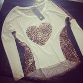 Blusa Aplique de Onça